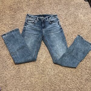 Silver Jeans Suki Women's Slim Boot Cut Faded Blue Denim